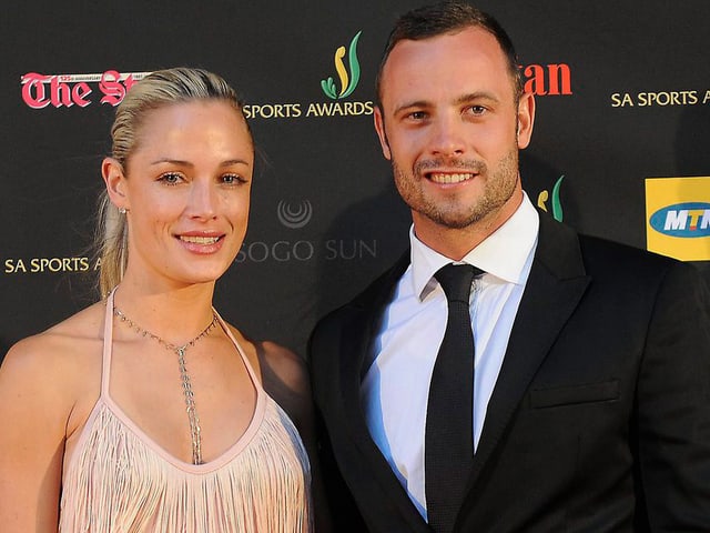 Reeva Steenkamp zu ihrem Freund Oscar Pistorius