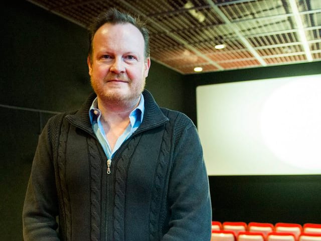 Portrait des künstlerischen Direktors des FIFF Thierry Jobin. Portrait des künstlerischen Direktors des FIFF Thierry Jobin.