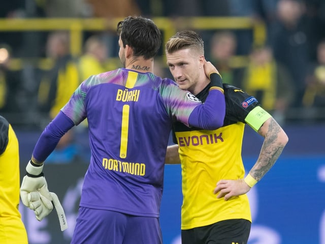 Roman Bürki fliegt nach Mailand, Marco Reus nicht. Roman Bürki fliegt nach Mailand, Marco Reus nicht.