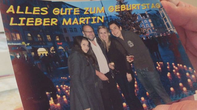Foto einer Familie. Foto einer Familie.