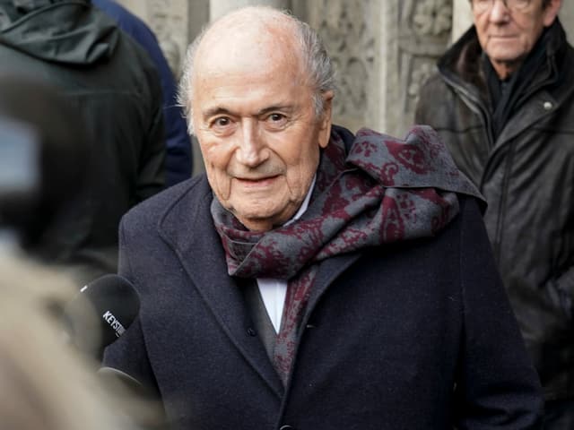 Sepp Blatter im Dezember 2019 in Zürich. Sepp Blatter im Dezember 2019 in Zürich.