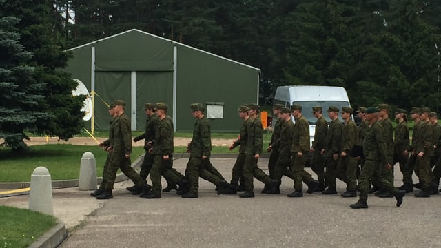 Litauische Soldaten. Litauische Soldaten.