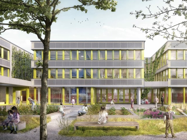 Visualisierung Schulhaus Thurgauerstrasse Visualisierung Schulhaus Thurgauerstrasse
