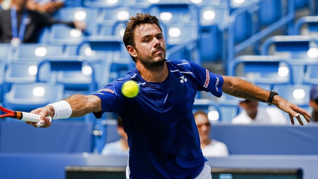 Stan Wawrinka èn acziun. Stan Wawrinka èn acziun.