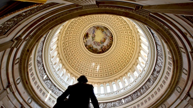 Rotunde des US-Capitols in Washington. Rotunde des US-Capitols in Washington.