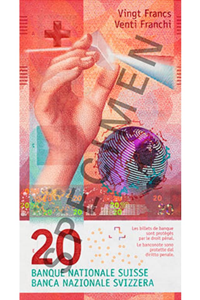 La nova bancnota da davant. La nova bancnota da davant.
