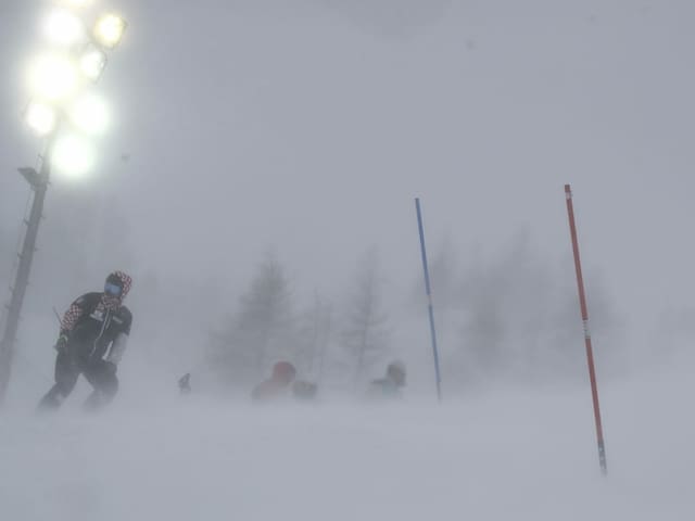 Schlechtes Wetter in Val d'Isère Schlechtes Wetter in Val d'Isère