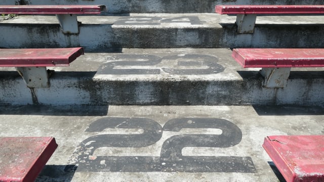 Ränge im Football-Stadion Ränge im Football-Stadion
