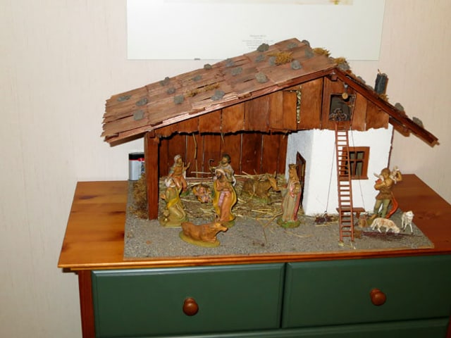 Die Weihnachtskrippe von Verena und Knut Ott aus Schlieren.