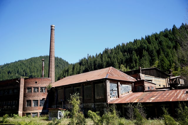 Industrieruine bei Vareš. Industrieruine bei Vareš.