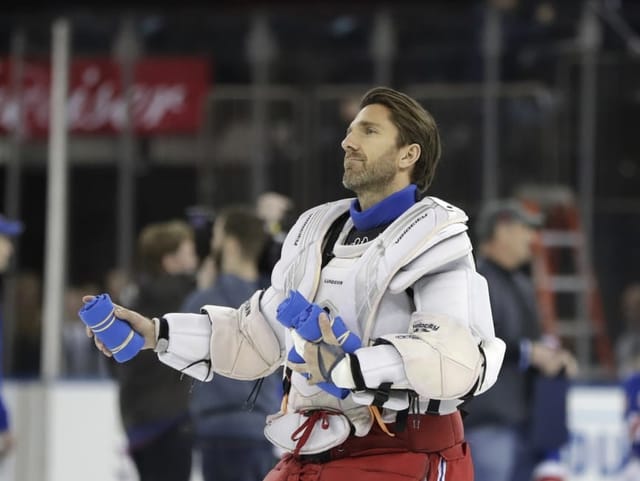 Henrik Lundqvist ohne Maske