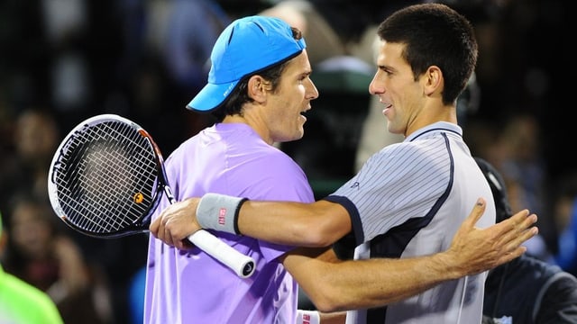 Tommy Haas schlug Novak Djokovic in Miami souverän in 2 Sätzen. Tommy Haas schlug Novak Djokovic in Miami souverän in 2 Sätzen.