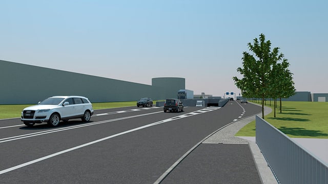 Visualisierung Tunnel Bauprojekt A1-Zubringer Lenzburg Visualisierung Tunnel Bauprojekt A1-Zubringer Lenzburg