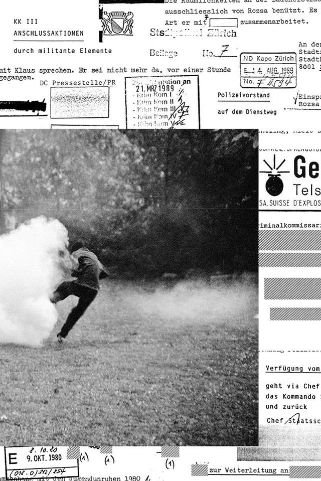 Collage aus einem Schwar-weiss-Bild und amtlichen Dokumenten. Collage aus einem Schwar-weiss-Bild und amtlichen Dokumenten.