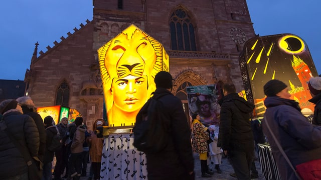 Fasnacht mit Laternen. Fasnacht mit Laternen.