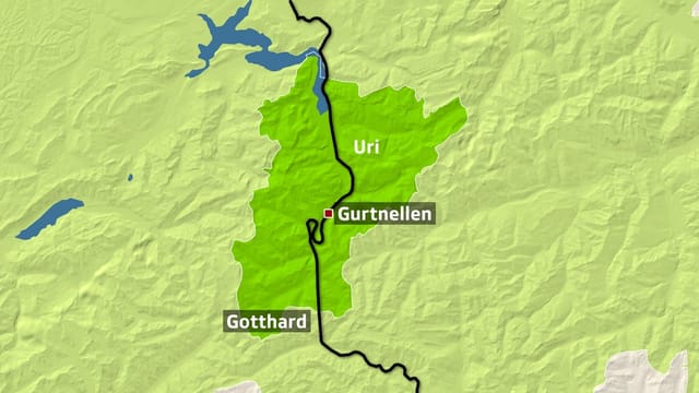 Tranter Erstfeld e Göschenen era la lingia da viafier interrutta. Tranter Erstfeld e Göschenen era la lingia da viafier interrutta.