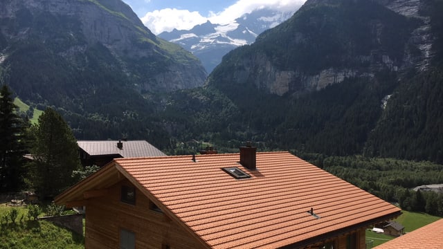 Chalets vor dem Eiger Chalets vor dem Eiger