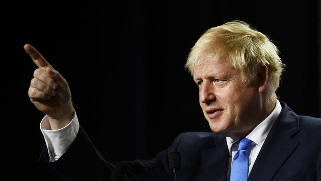 Der britische Premierminister Boris Johnson Der britische Premierminister Boris Johnson