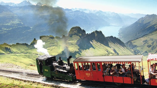 Die Brienz Rothorn Bahn. Die Brienz Rothorn Bahn.