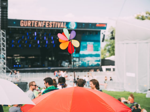 Gurtenfestival: Blick auf die Hauptbühne.