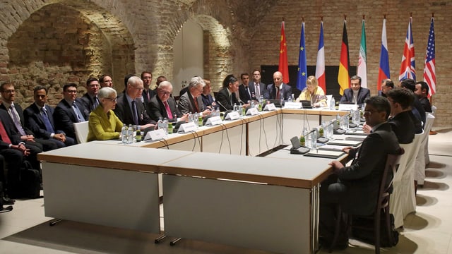 Die 5+1-Gruppe bei ihren Gesprächen im April in Wien. (reuters) Die 5+1-Gruppe bei ihren Gesprächen im April in Wien. (reuters)