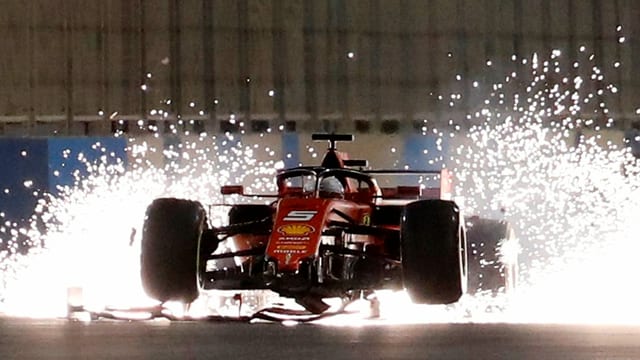 Ferrari an Nachtrennen Ferrari an Nachtrennen