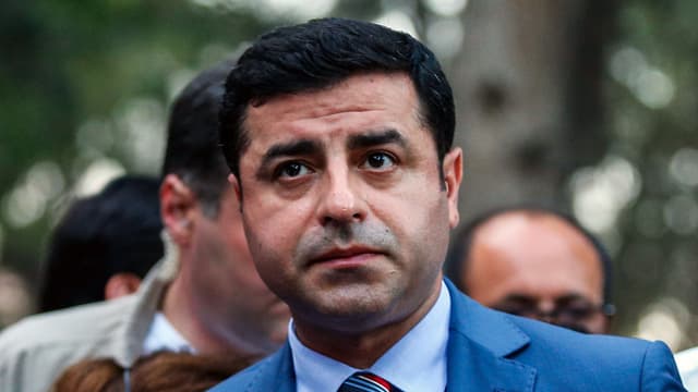 Selahattin Demirtas in Nahaufnahme Selahattin Demirtas in Nahaufnahme
