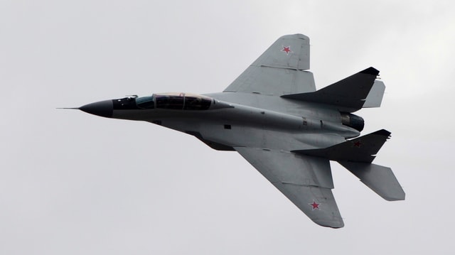 Mig-29 in der Luft. Mig-29 in der Luft.