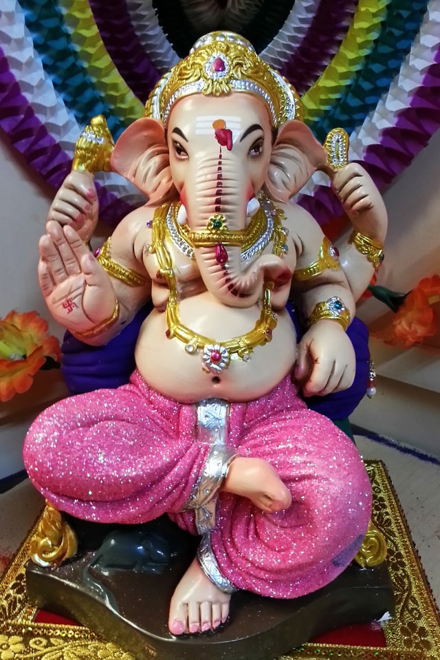 Statue von Ganesha. Statue von Ganesha.