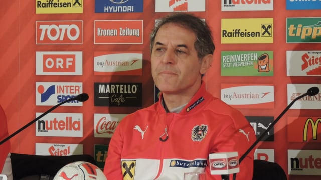 Marcel Koller, trenader naziunal da l'Austria. Marcel Koller, trenader naziunal da l'Austria.