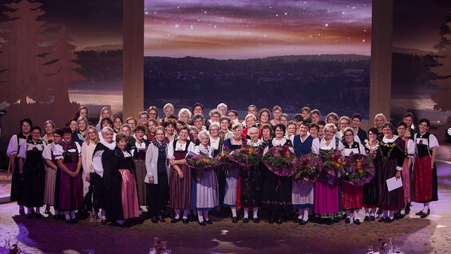 Schlussbouquet mit allen Landfrauen.