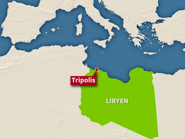 Karte Libyen