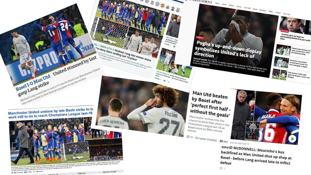 Die englischen Medien kritisieren Manchesters Auftritt in Halbzeit 2. Die englischen Medien kritisieren Manchesters Auftritt in Halbzeit 2.