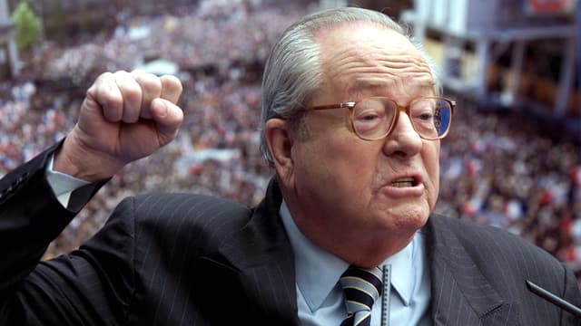Jean-Marie Le Pen in einer Archivaufnahme Jean-Marie Le Pen in einer Archivaufnahme