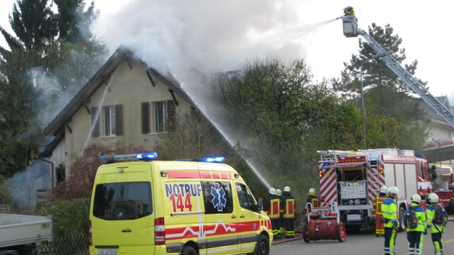 Brandszene Brandszene