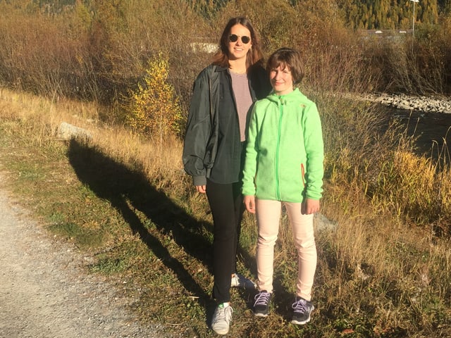 Kind und Frau im Engadin Kind und Frau im Engadin