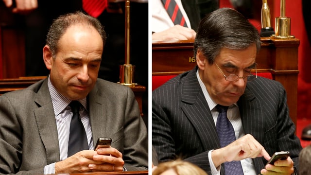 Jean-François Copé und François Fillon. Jean-François Copé und François Fillon.