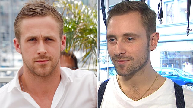 Ryan Gosling und Marco Kunz in einer Bildmontage Ryan Gosling und Marco Kunz in einer Bildmontage