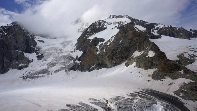 Gletscher und Berg. Gletscher und Berg.