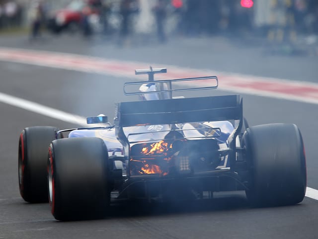 Ein Motorschaden bei Marcus Ericsson Ein Motorschaden bei Marcus Ericsson