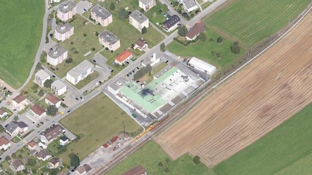 Das Boxal-Werk von oben. Das Boxal-Werk von oben.