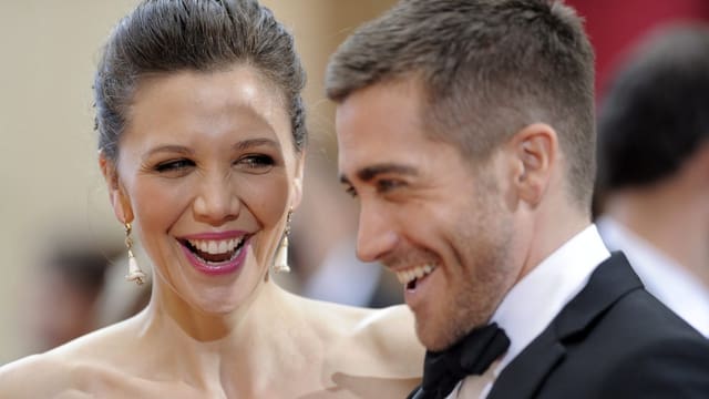 Maggie Gyllenhaal neben Jake Gyllenhaal Maggie Gyllenhaal neben Jake Gyllenhaal