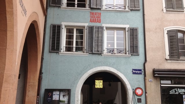 Theater Tuchlaube in der Aussenansicht. Theater Tuchlaube in der Aussenansicht.
