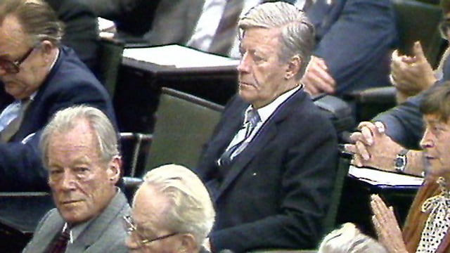 Helmut Schmidt im Deutschen Bundestag Helmut Schmidt im Deutschen Bundestag