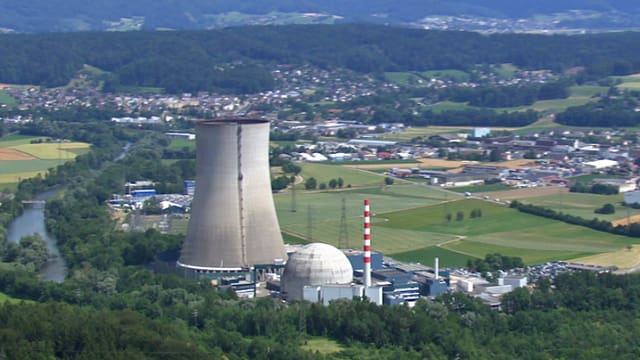 Kernkraftwerk Gösgen aus der Luft. Kernkraftwerk Gösgen aus der Luft.