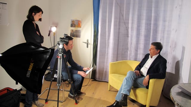 Udo Jürgens wird gefilmt
