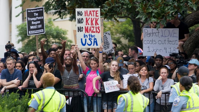 Demonstration in Washington. Demonstration in Washington.