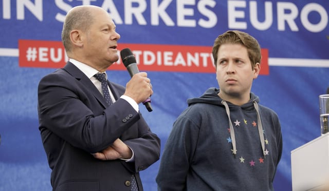 Olaf Scholz und Kevin Kühnert Olaf Scholz und Kevin Kühnert