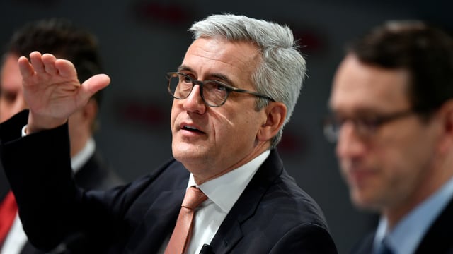 CEO Ulrich Spiesshofer im Februar an der Bilanzmedienkonferenz in Zürich. CEO Ulrich Spiesshofer im Februar an der Bilanzmedienkonferenz in Zürich.