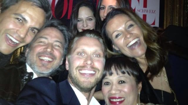 Gruppenfoto von Karina Berger mit Freunden Gruppenfoto von Karina Berger mit Freunden